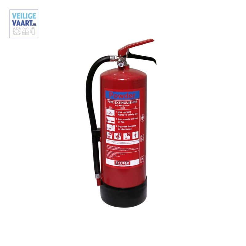 Extincteur à poudre ecofex 6KG